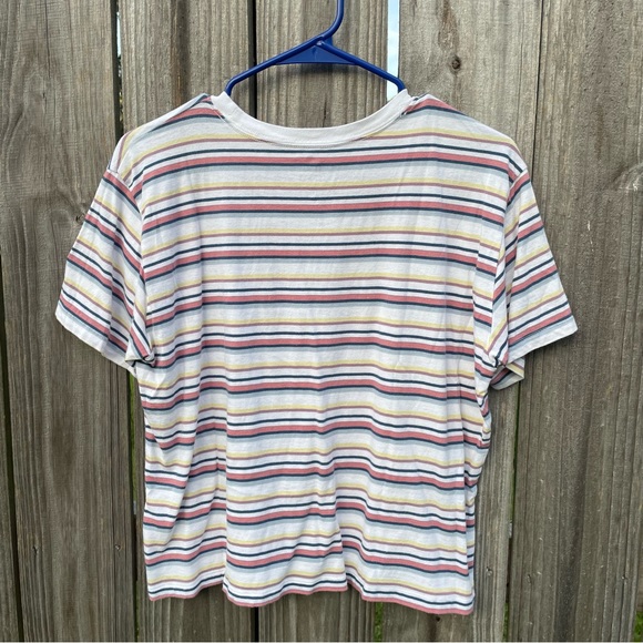 Women’s Hollister Crop Top Stripe Tee - Picture 2 of 4